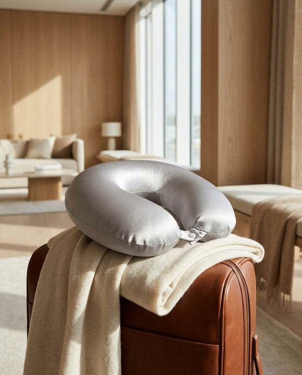 Cuscino Memory Foam da Viaggio - Seta 100%