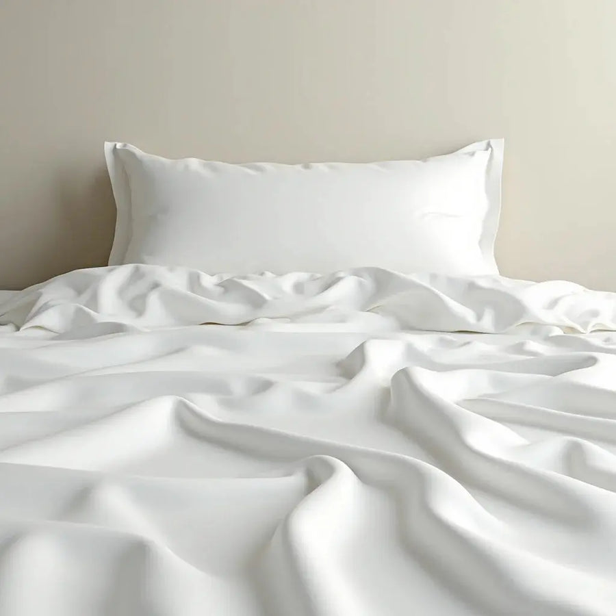 Drap plat en soie douceur et fraîcheur pour le sommeil - StudioSoie