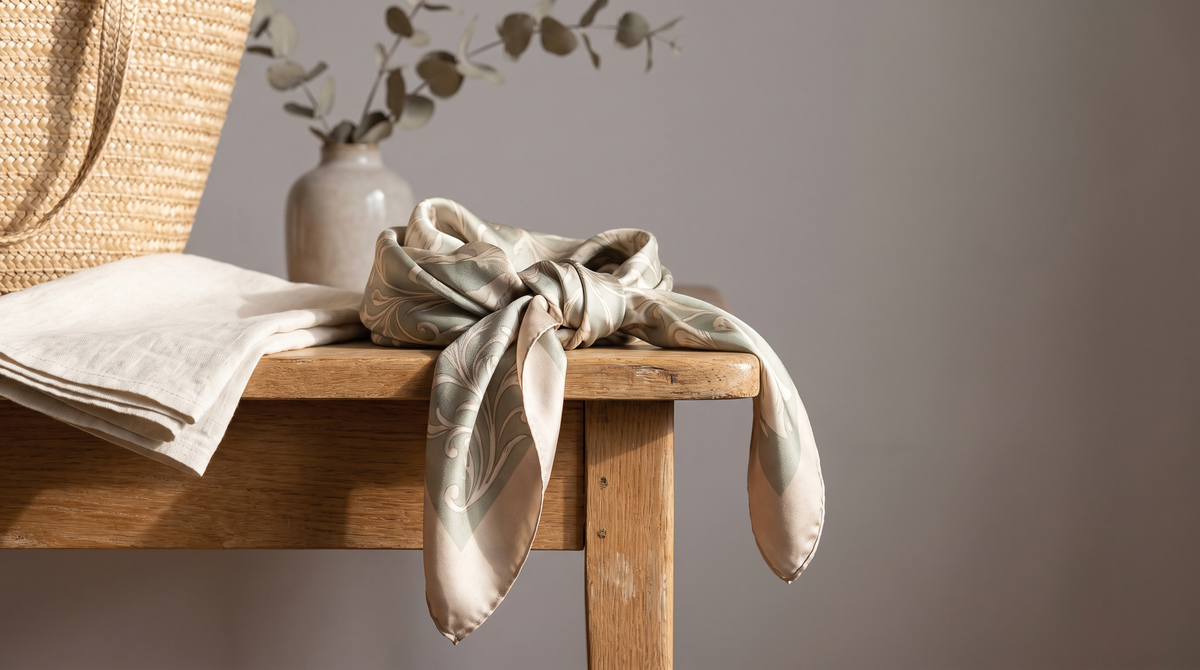 Jak uvázat hedvábný šátek: 8 elegantních způsobů - StudioSoie