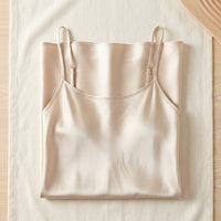 Nuisette mini en soie de mûrier 19 momme - coloris Champagne | StudioSoie