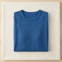 Blau · Rollkragen