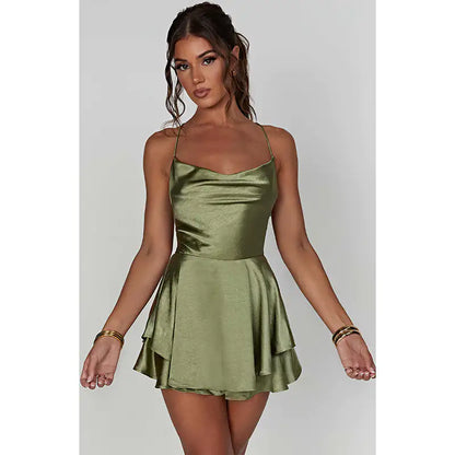 Robe en Satin - Collection Noël