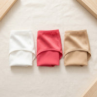 Lot de 3 culottes en soie de mûrier taille basse femme - coloris Trio · Blanc, Pastèque, Beige | StudioSoie