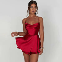 Robe en Satin-Collection Noël - StudioSoie