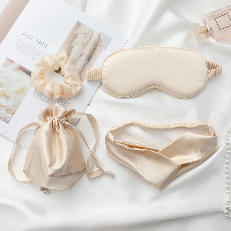 Ensemble Cadeau Satin Premium - Idéal pour Noël - StudioSoie