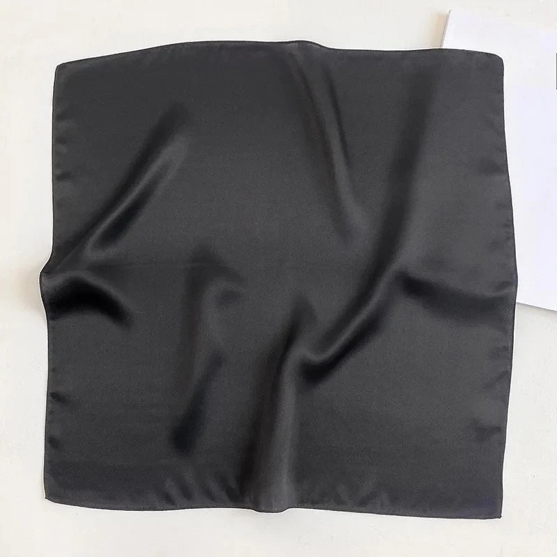 Nature Silk Neck Scarves Lady Foulard Lovely Strawberry Print 100% Real Silk Square Scarf for Women Bag Ribbon Hairband Kerchief - StudioSoie - 