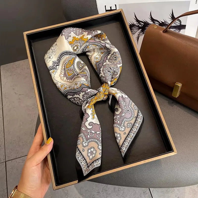 Foulard Carré en Soie Naturelle 65 cm - Accessoire Luxe 100% Soie de Mûrier - StudioSoie