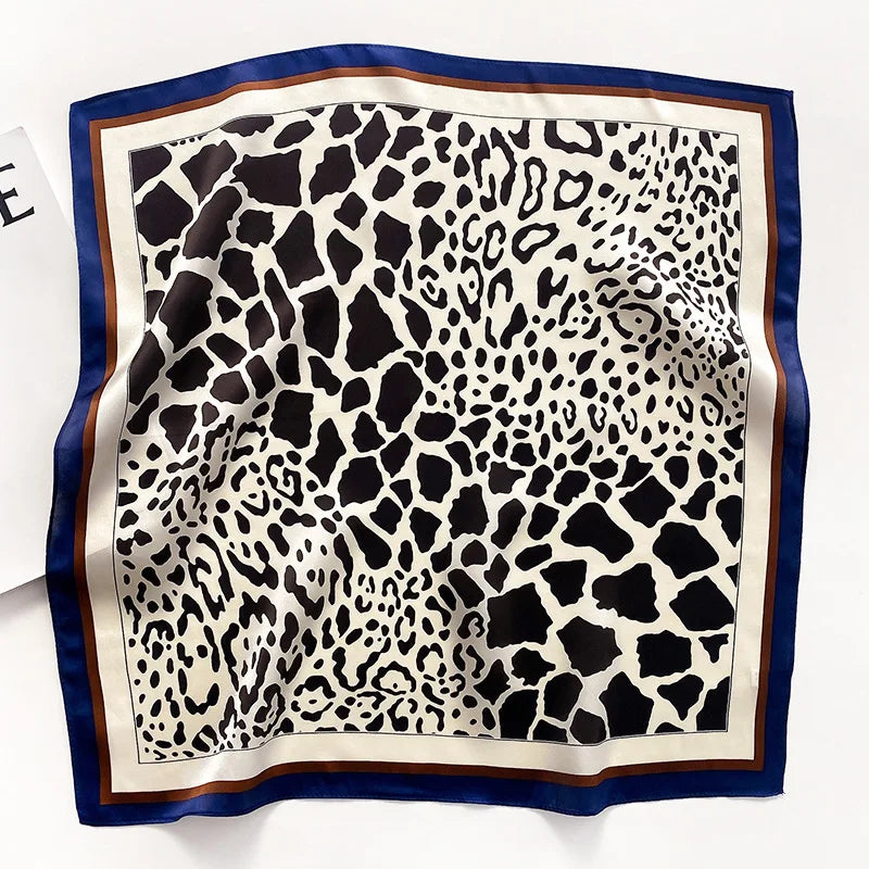 Nature Silk Neck Scarves Lady Foulard Lovely Strawberry Print 100% Real Silk Square Scarf for Women Bag Ribbon Hairband Kerchief - StudioSoie