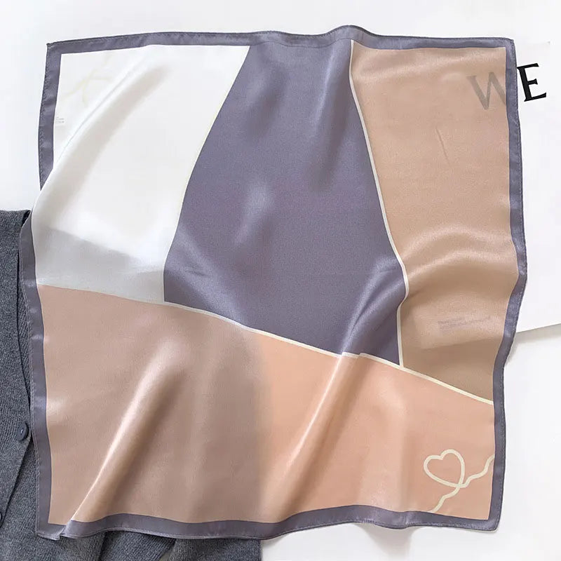 Écharpe - Foulard - Carré en Soie - Bandana