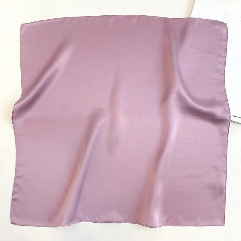 Nature Silk Neck Scarves Lady Foulard Lovely Strawberry Print 100% Real Silk Square Scarf for Women Bag Ribbon Hairband Kerchief - StudioSoie - 
