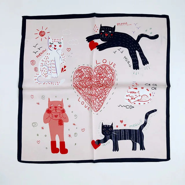Écharpe - Foulard - Carré en Soie - Bandana - StudioSoie