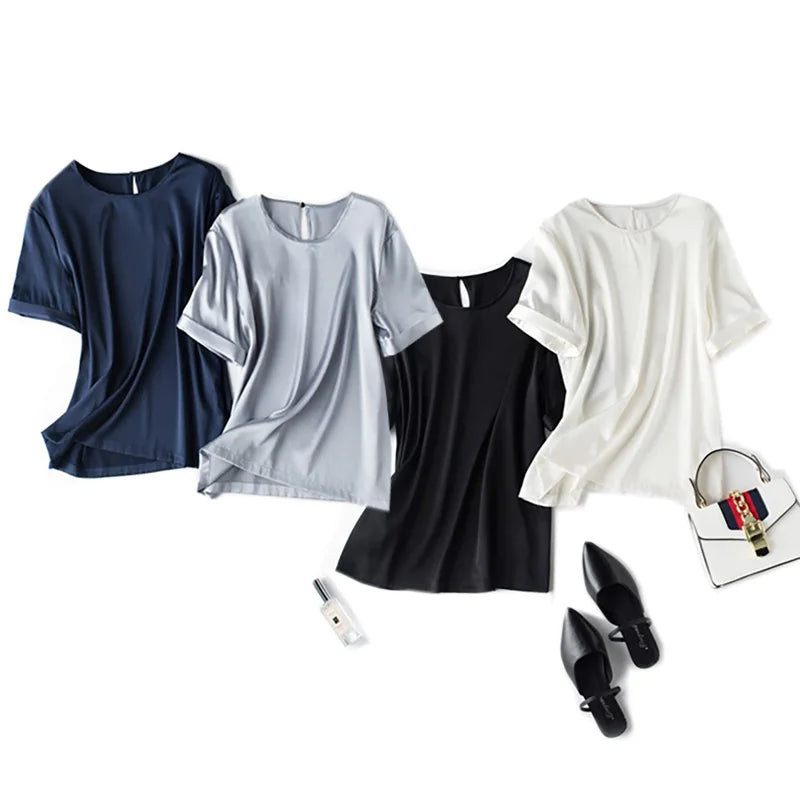 Silk T-Shirt - Women