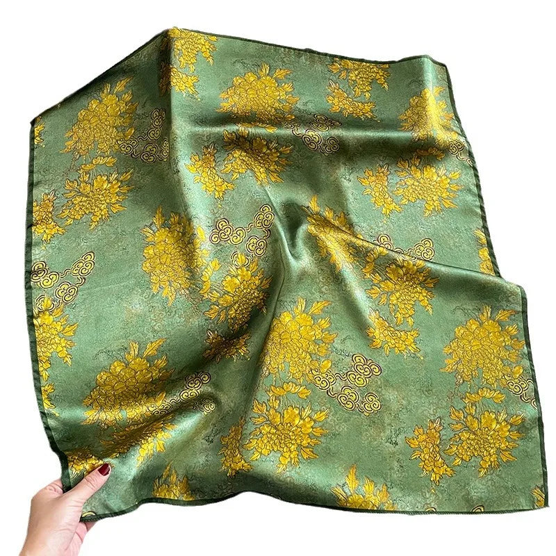 Foulard Carré en Soie Naturelle 65 cm - Accessoire Luxe 100% Soie de Mûrier - StudioSoie