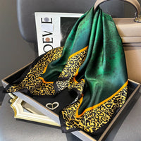 Foulard Carré en Soie Naturelle 65 cm - Accessoire Luxe 100% Soie de Mûrier