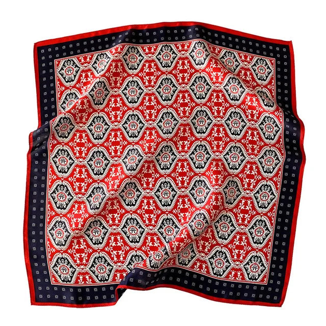 Écharpe - Foulard - Carré en Soie - Bandana