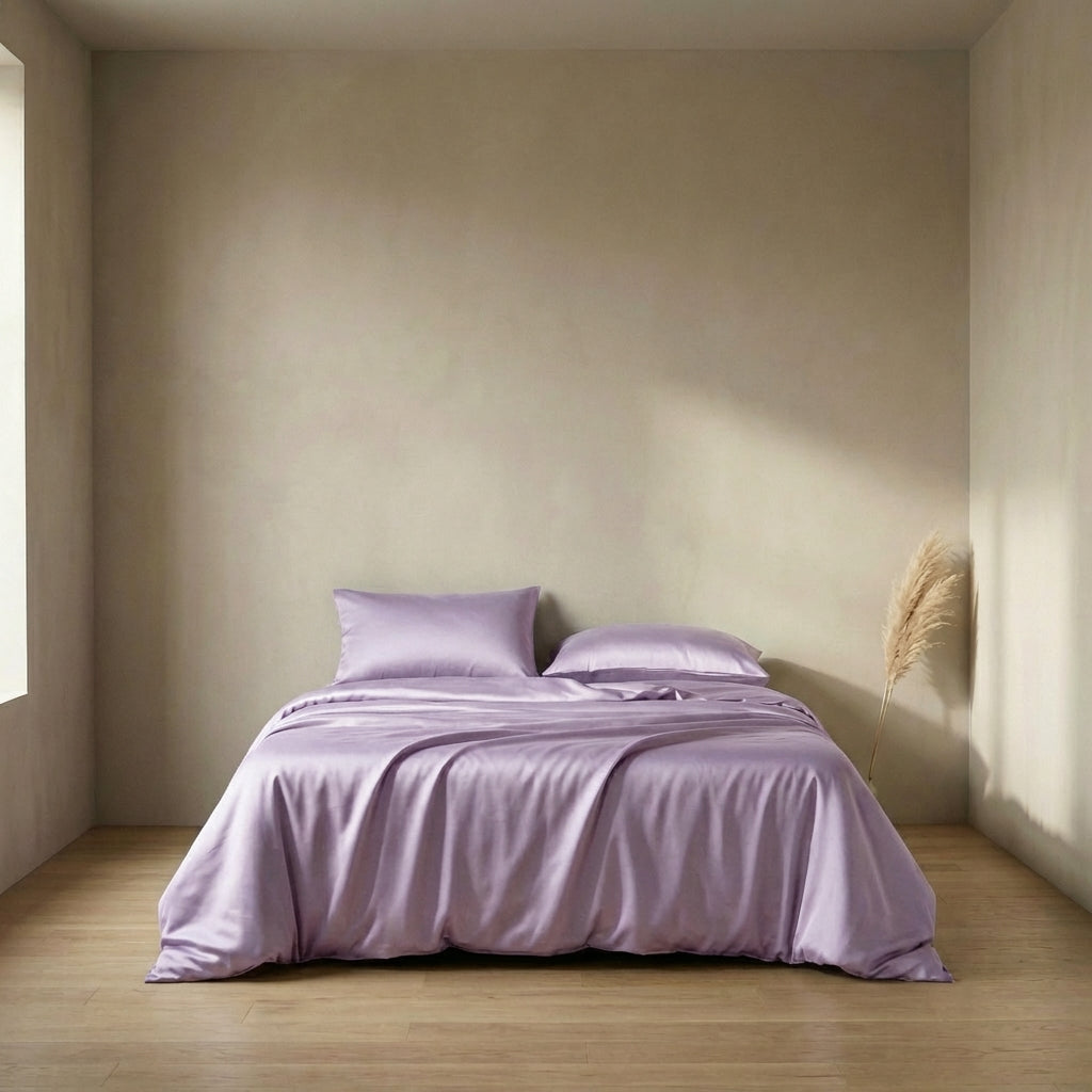 Housse de Couette en Soie - 100% Soie de Mûrier - Fermeture Zippé - StudioSoie