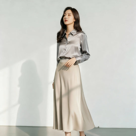 Blouse en Soie de Mûrier 100% Naturelle - Femme - StudioSoie