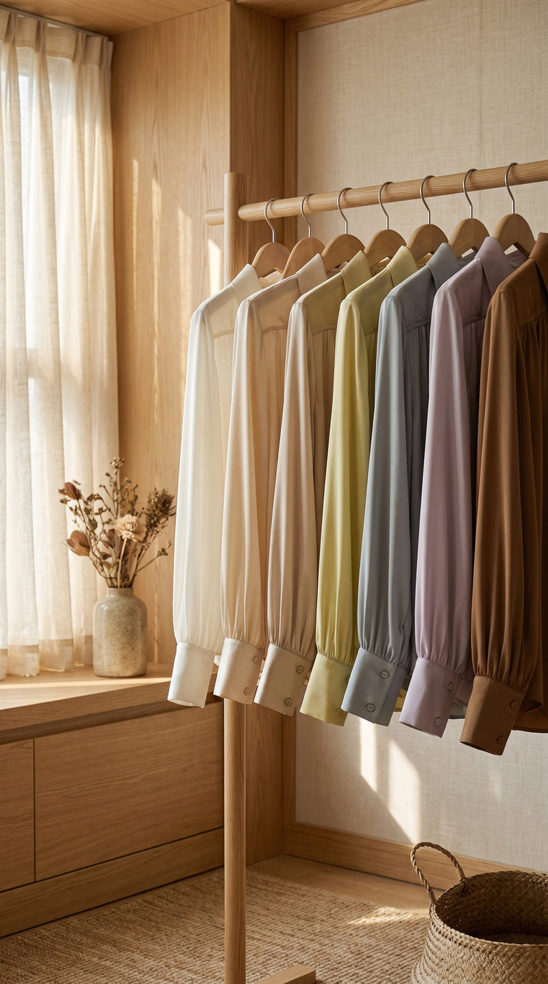 Chemise ample en soie de mûrier 19 momme – visuel 4 – StudioSoie