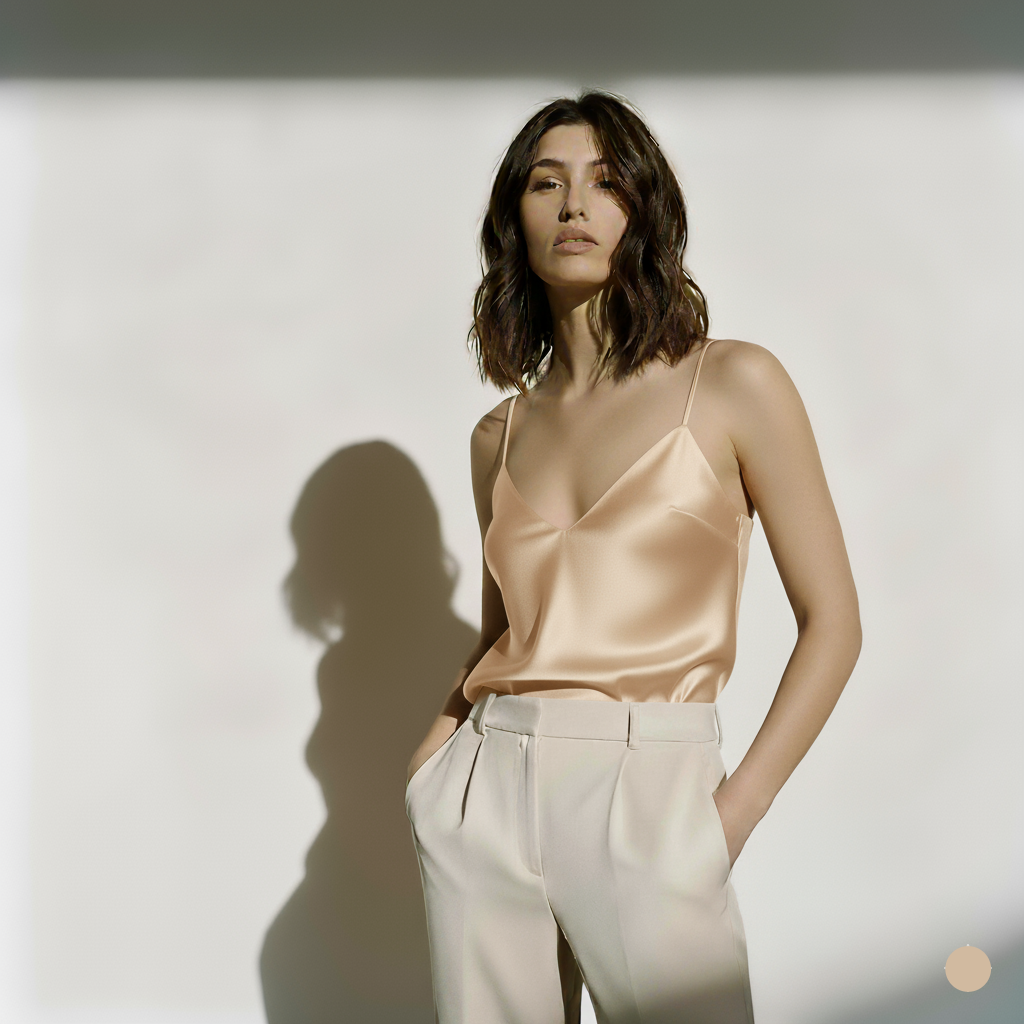 Débardeur en Satin pour Femme - StudioSoie