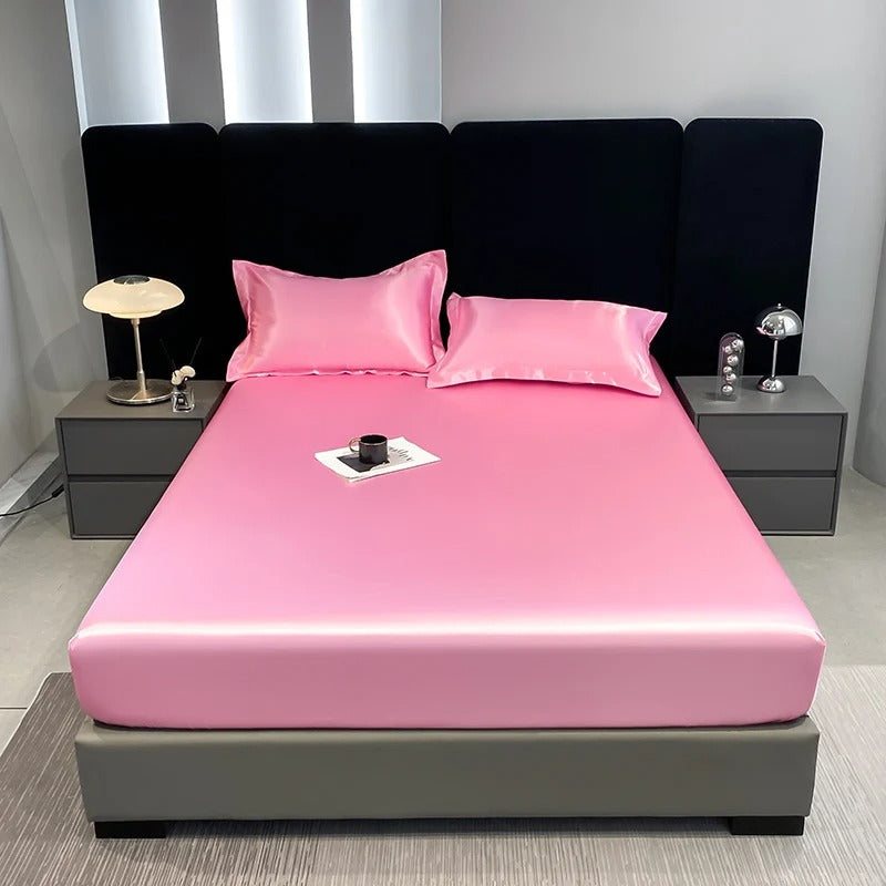 Drap Housse en Satin - StudioSoie