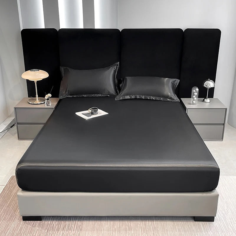 Drap Housse en Satin - StudioSoie