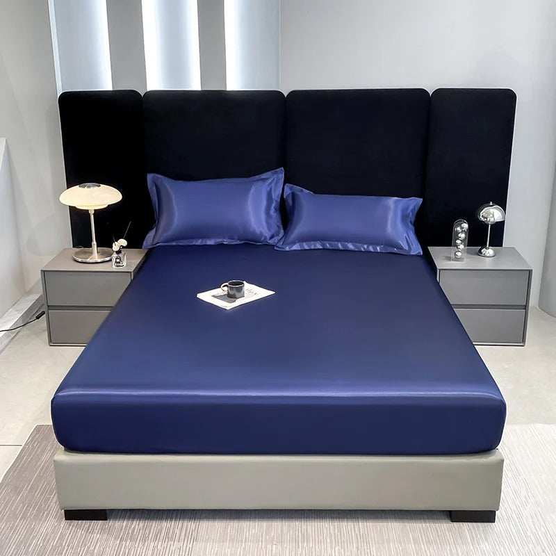 Drap Housse en Satin - StudioSoie