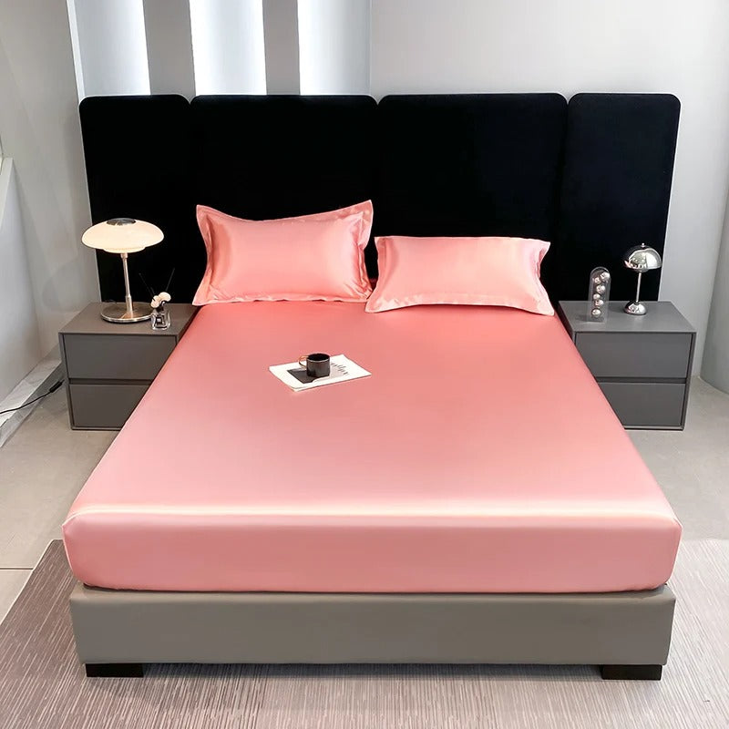 Drap Housse en Satin - StudioSoie