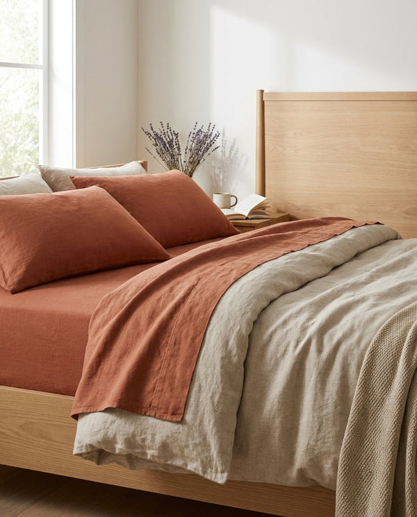 Flat Sheet in 100% French Linen