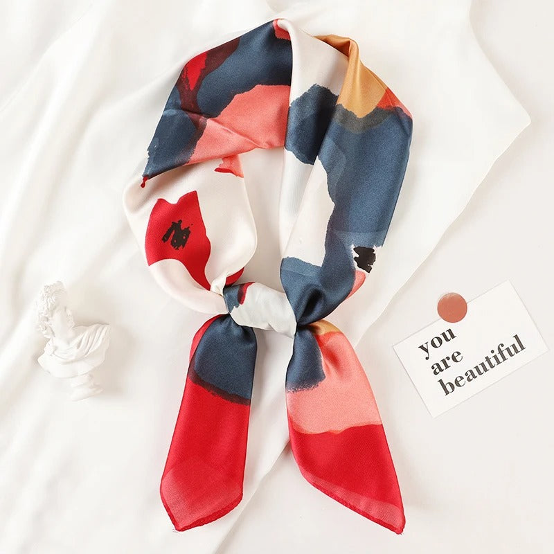 Foulard en Satin de Soie Luxueux - StudioSoie