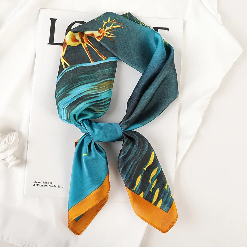 Foulard en Satin de Soie Luxueux - StudioSoie
