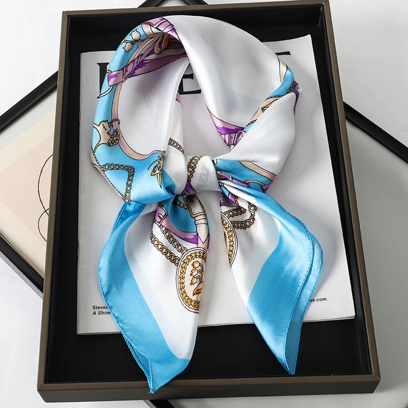 Foulard en Satin de Soie Luxueux - StudioSoie
