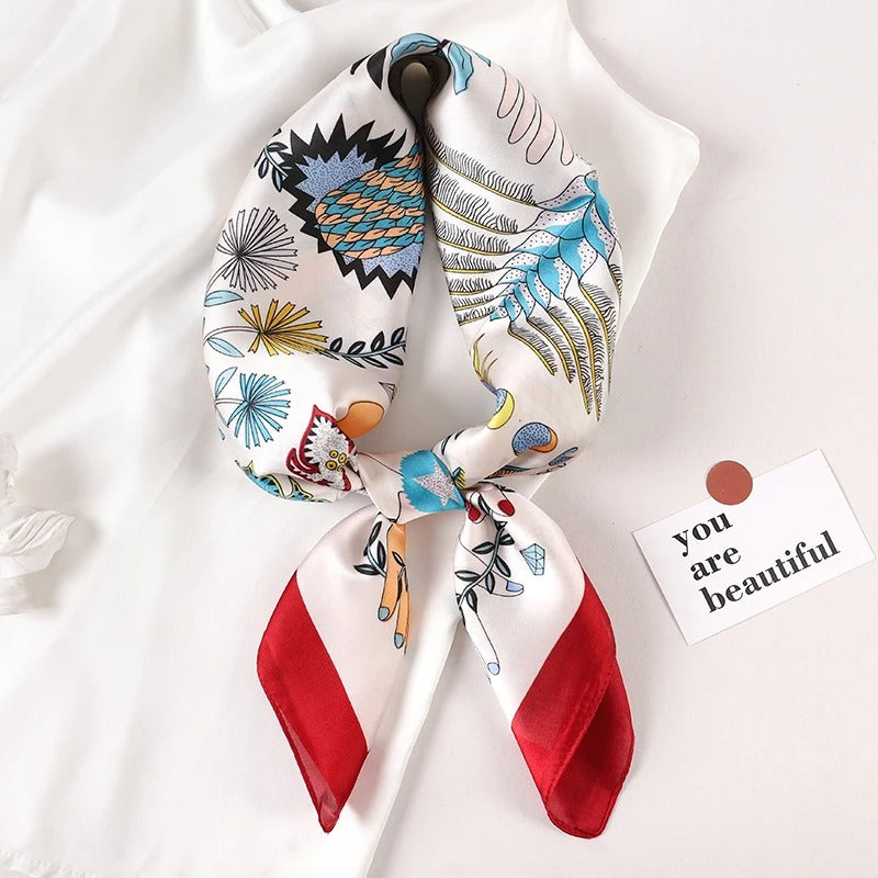 Foulard en Satin de Soie Luxueux - StudioSoie