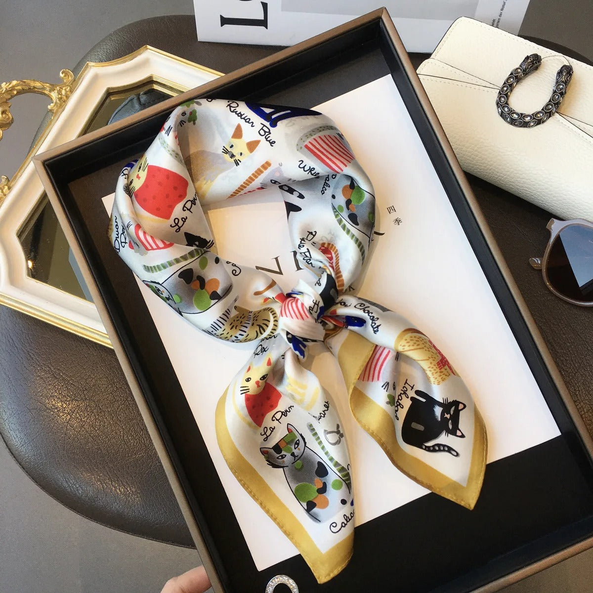 Foulard en Satin - 2025 - StudioSoie
