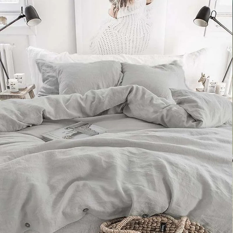 Housse de Couette en Lin 100% - StudioSoie