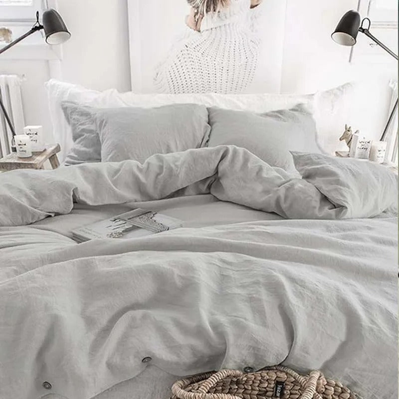 Housse de Couette en Lin 100% - StudioSoie