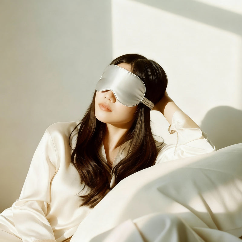 Selyem éjszakai álarc