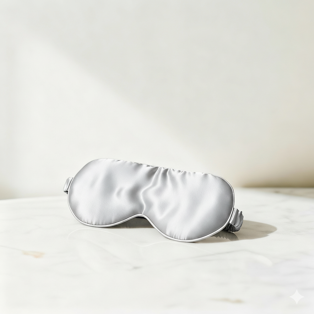 Maska do spania z jedwabiu
