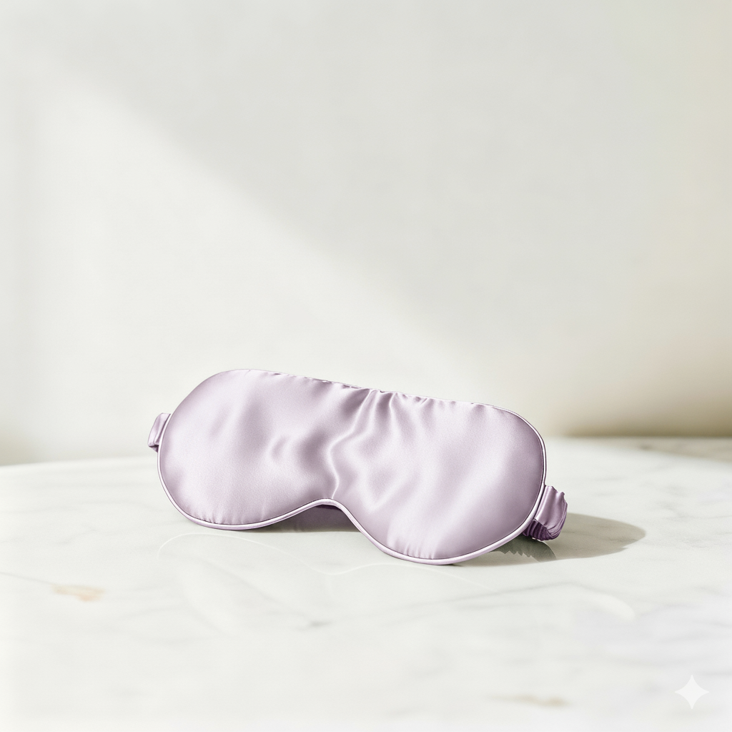 Maska do spania z jedwabiu