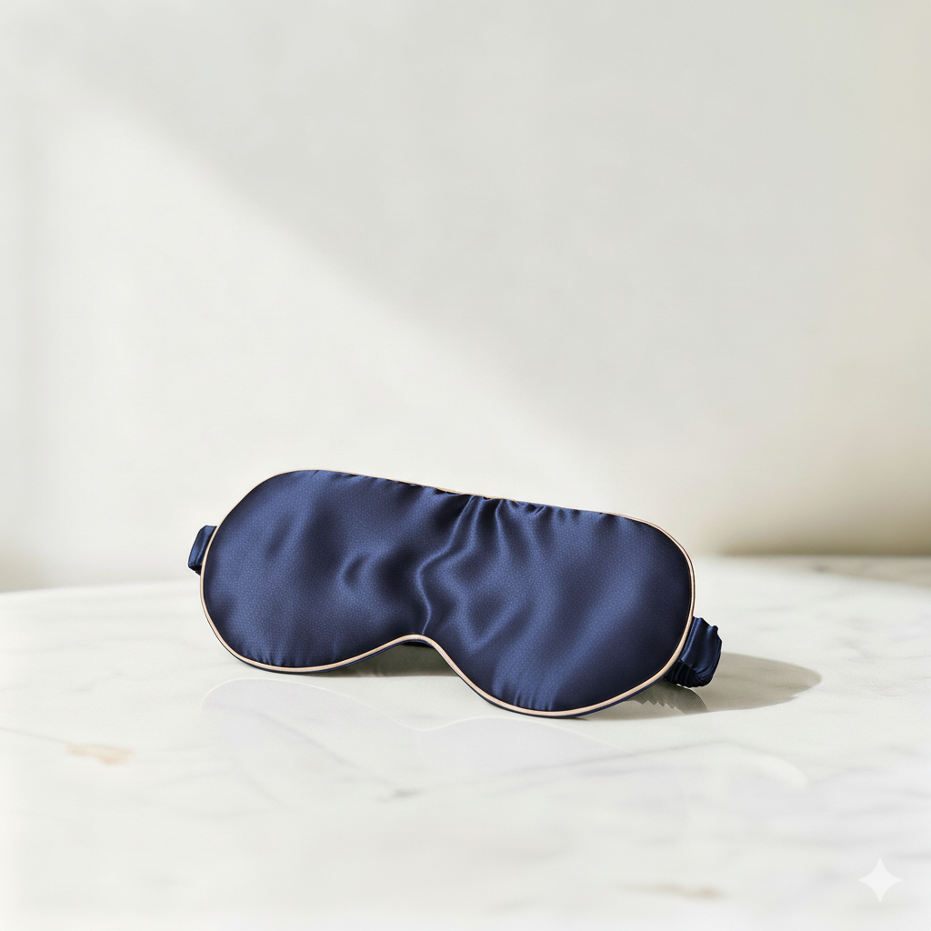 Maska do spania z jedwabiu