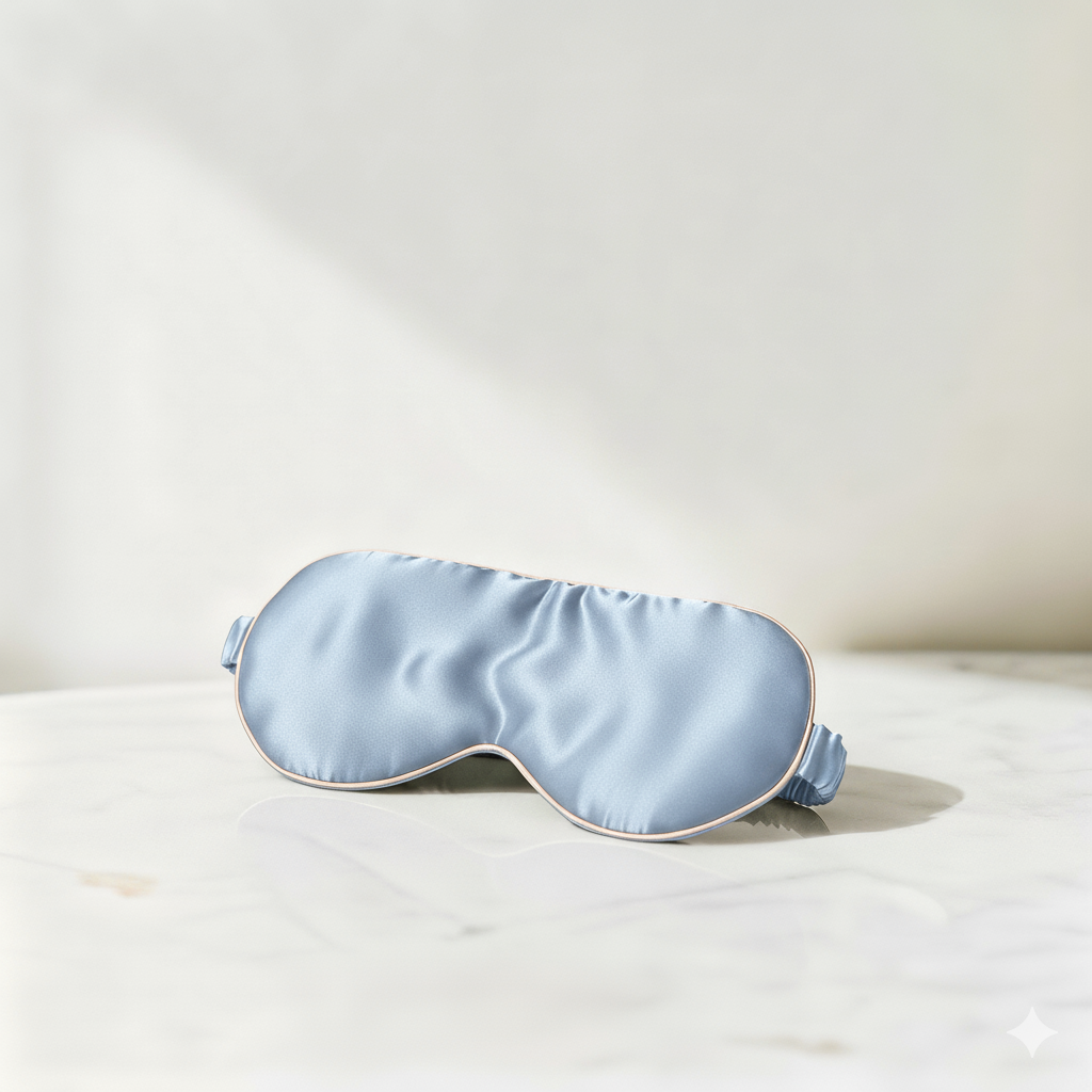 Maska do spania z jedwabiu