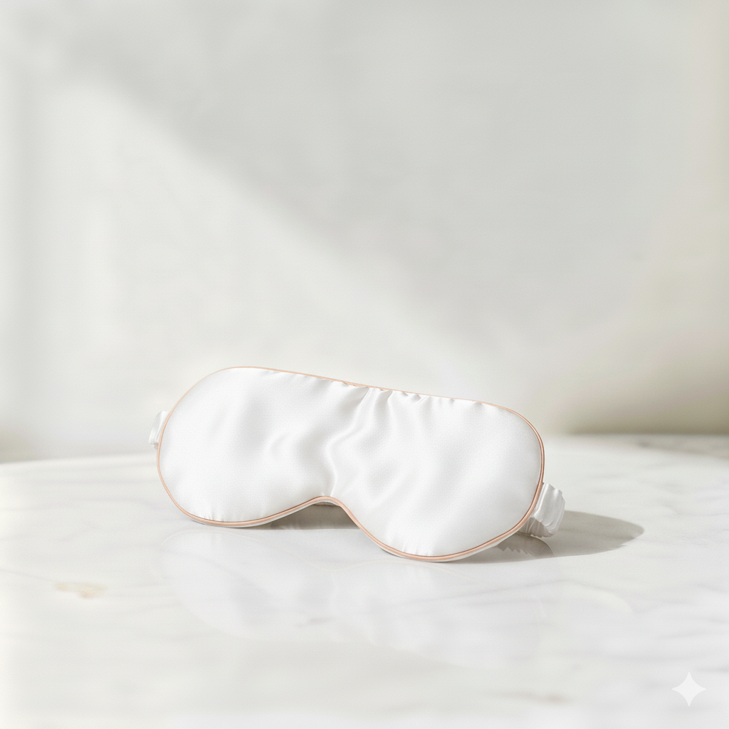 Maska do spania z jedwabiu