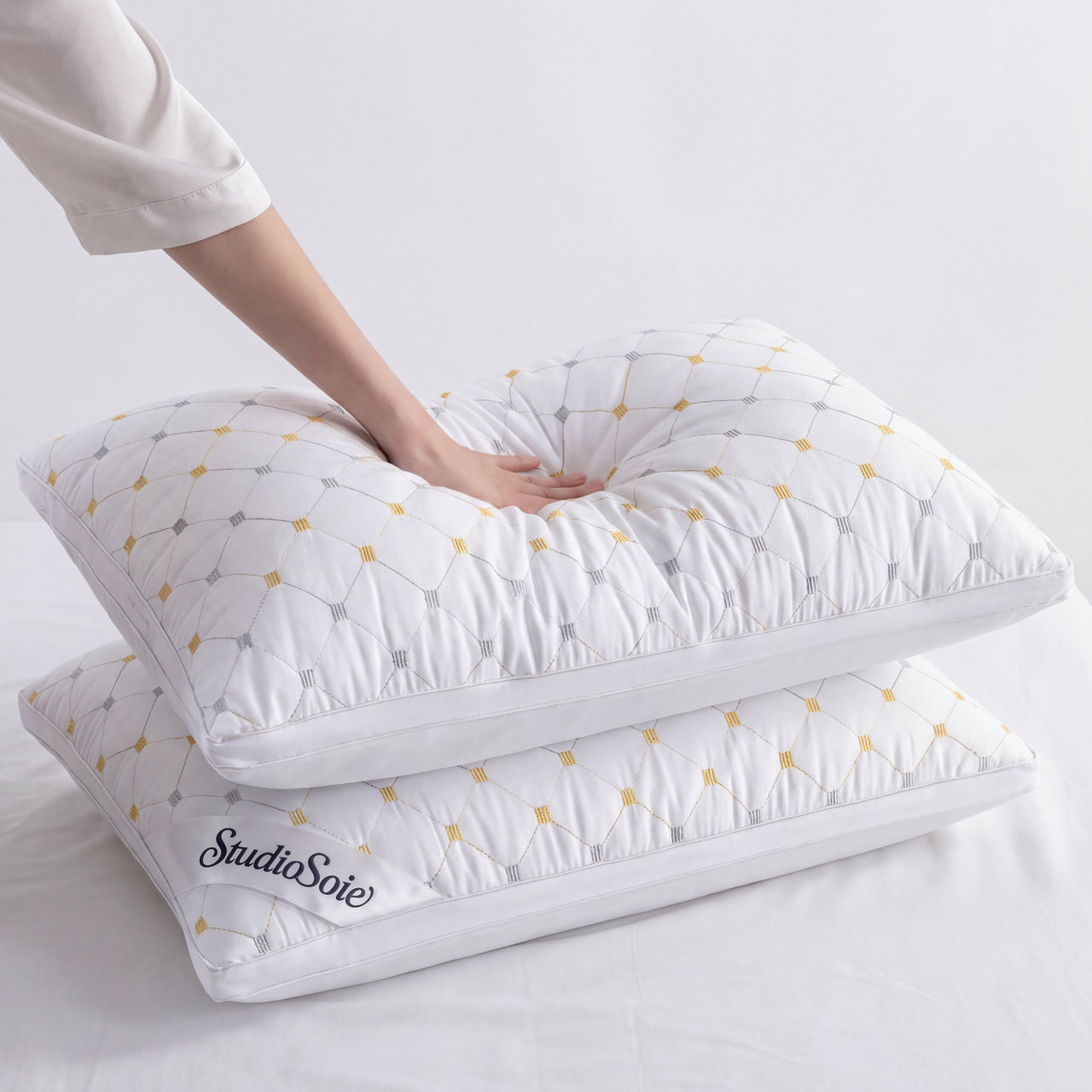 Lot de 2 Oreillers Hôtelier Premium