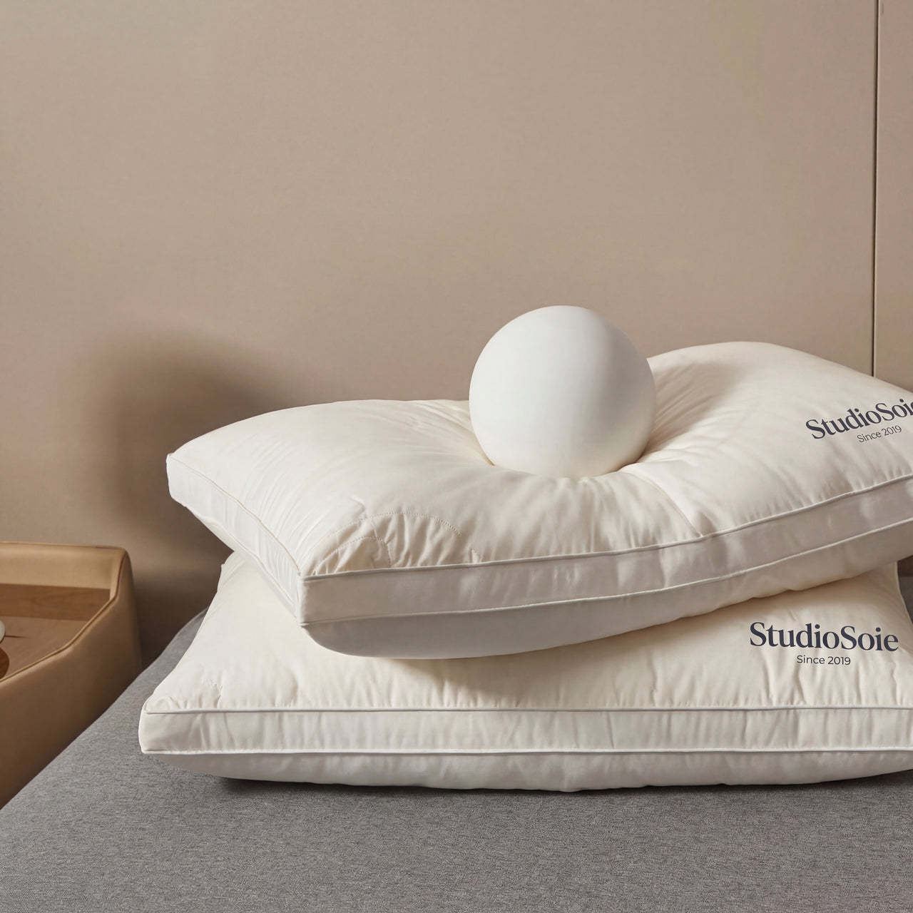 Oreiller en Soie de Mûrier - 100% Soie Naturelle Grade 7A - Hypoallergénique