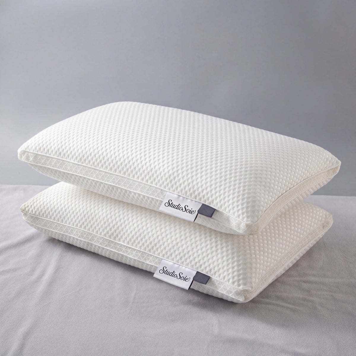 Lot de 2 Oreillers Hôtelier Premium - StudioSoie