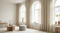 Rideau en Lin Lavé 100% – Tamisant, Tons Naturels - StudioSoie - 