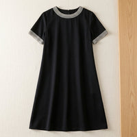 Petite robe noire en soie de Hangzhou – coloris Noir – StudioSoie