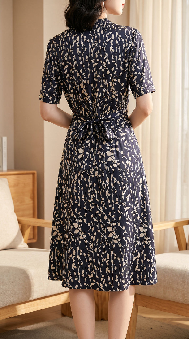Robe thé en soie de mûrier – visuel 3 – StudioSoie