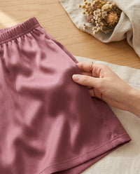 Short de Pyjama en Soie de Mûrier - Bas d'Intérieur Confort Femme 100% Soie - StudioSoie