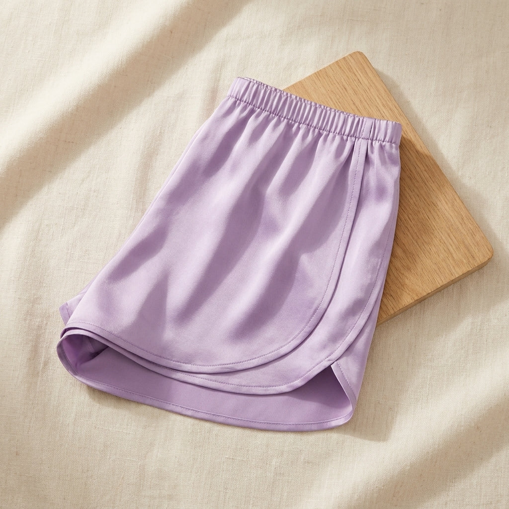 Short en Soie de Mûrier 100% Naturelle