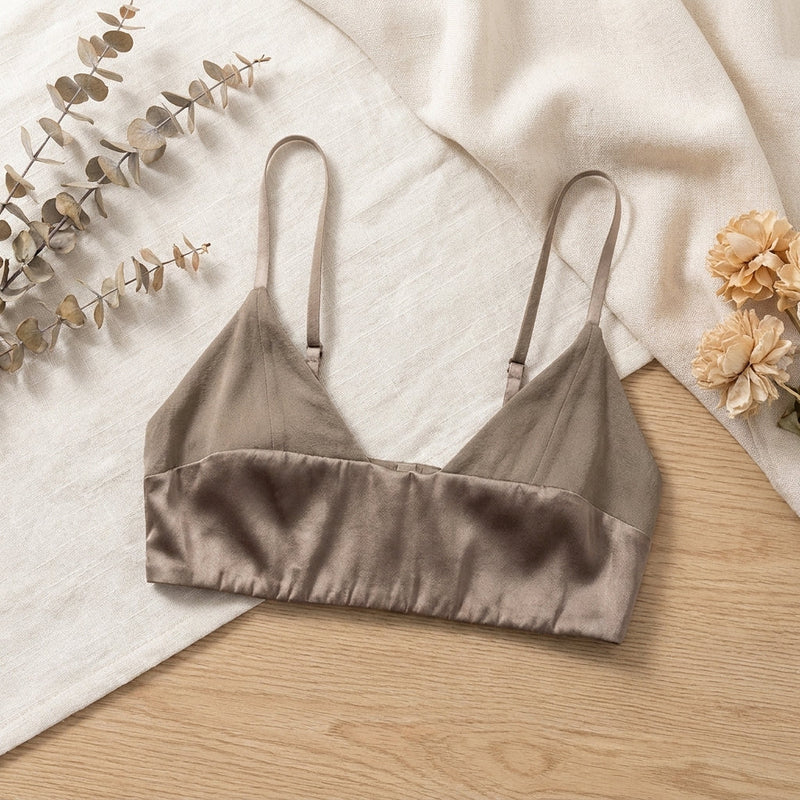 Soutien-Gorge en Soie de Mûrier - Sans Armature Non Rembourré Confort Femme - StudioSoie